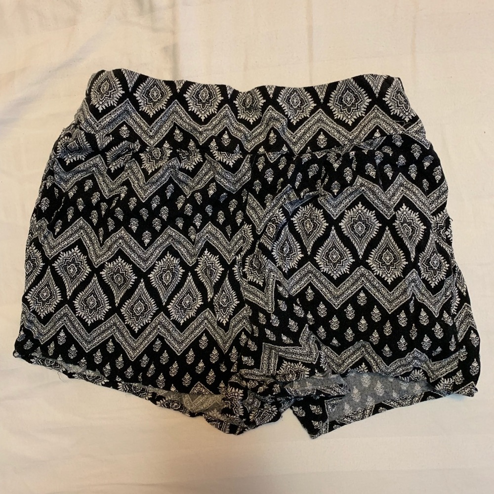 High waisted shorts.